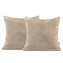 Povlaky na polštáře Decoking Xela cappuccino 45x45 - 2 kusy, velikost 45x45*2