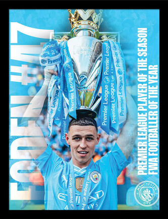 Obraz na zeď - Manchester City - Foden 2024, 34.3 x 44.5 cm