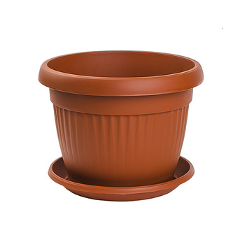 Gardino, Květináč MEDITERAN průměr 25 cm s podmiskou, terakota