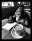 Obraz na zeď - Ada Ingram - Hipster Chimp, 34.3 x 44.5 cm