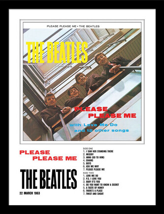 Obraz na zeď - The Beatles - Please Please Me, 34.3 x 44.5 cm