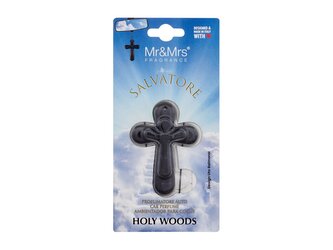 Mr&Mrs Fragrance Salvatore Vůně do auta Holy Woods 1 ks Black