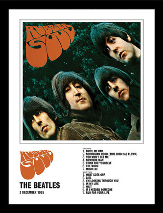 Obraz na zeď - The Beatles - Rubber Soul, 34.3 x 44.5 cm