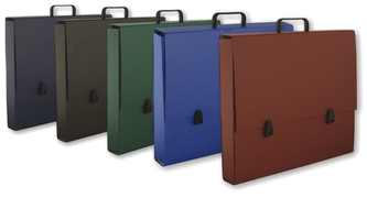 Teczka z rączką A3 granat.szkol.Tadeo