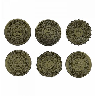 Sada odznaků Magic: The Gathering - Mana symbols (6 ks)