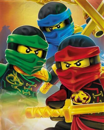 Halantex Fleece deka Lego Ninjago  Polyester, 100/150 cm