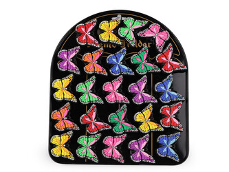 Silikonové magnetky - sova - 24 ks - 2 mix motýl