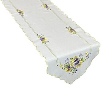 Vzorovaný ubrus - běhoun na stůl SPRING FLOWER I. 40x140 cm Mybesthome