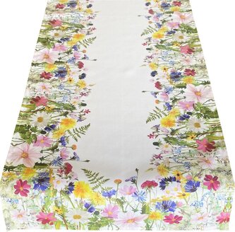Vzorovaný ubrus - běhoun na stůl MEADOW 40x140 cm Mybesthome