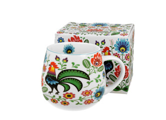 Kubek baryłka KOGUTY FOLK Kubek baryłka KOGUTY FOLK