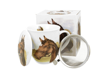 Kubek z zaparzaczem Świat Zwierząt PORTRET KONIA