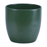 Keramický květináč Basel matný 19 cm mechově zelený, 2. jakost