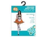 Strój dla dorosłych Bawarka pomarańczowa rozm. M