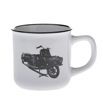 hrnek 330ml-1ks-SKÚTR ČZ 175/501 PRASE RETRO, d 9x8,5cm, keramika