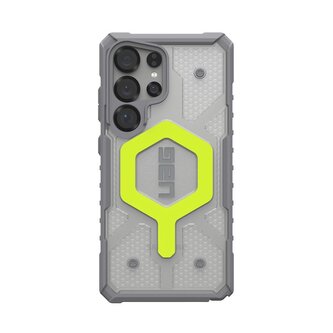 UAG Pathfinder Clear w/Magnet, Active Neon Lanyard - Samsung Galaxy S25 Ultra