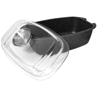 Pekáč nepřilnavý s poklicí 6L  AROMA ESSENTIAL Pekáč nepřilnavý s poklicí 6L  AROMA ESSENTIAL