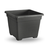 Květináč QUADRATO 14x14cm antracit