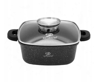 Hrnec nepřilnavý 26x26cm 5,5L  MEYERHOFF Hrnec nepřilnavý 26x26cm 5,5L  MEYERHOFF