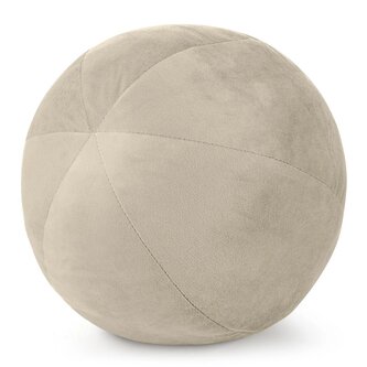 Dekorační polštářová koule - objímací polštář GAJANA světle béžová O 24 cm Mybesthome