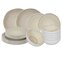 HIT Jídelní sada talířů 18 ks White Sand HT-24327362