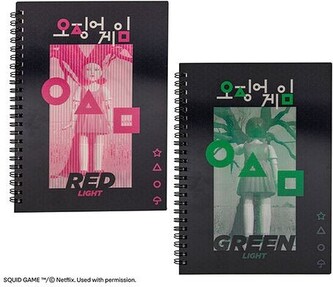 Zápisník Squid Game - Red Light, Green Light, A5