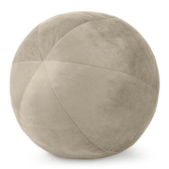 Dekorační polštářová koule - objímací polštář GAJANA béžová O 24 cm Mybesthome