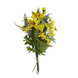 Kytice lučních květů, 3 barvy, Barva žlutá  JH116