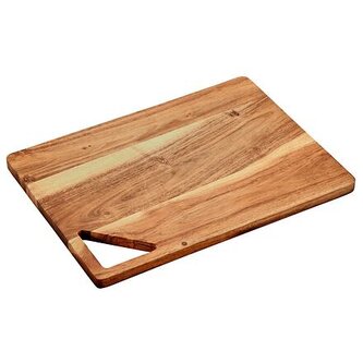 Prkénko na krájení a servírování, 35,5 x 25,5 x 1,7 cm, akáciové dřevo KESPER 29141