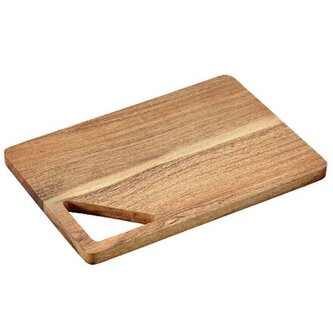 Prkénko na krájení a servírování, 28 x 19 x 1,7 cm, akáciové dřevo KESPER 29140