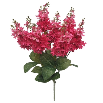 Umělá kytice šeříku 59 cm červená