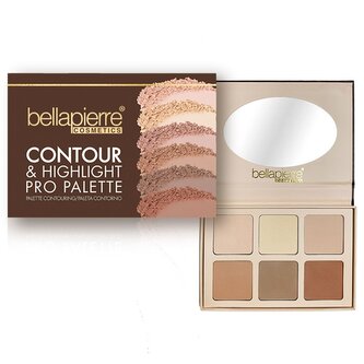 Bellápierre Konturovací a rozjasňující paletka Pro Palette 28,8g Bellapierre