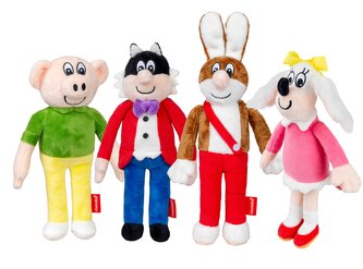 Sada Čtyřlístek 4díl., 20 cm, plyšová hračka