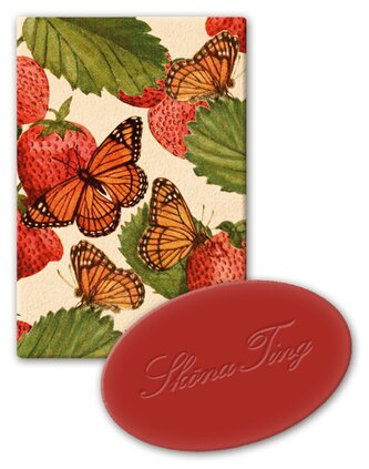 Dárkové mýdlo Strawberry & Butterfly 25 g