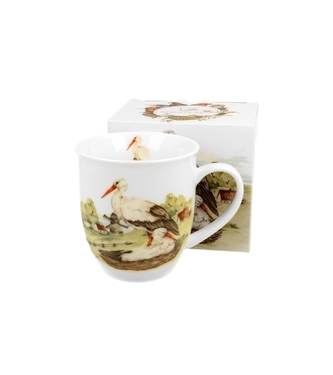 Porcelánový hrnek - čápi, 400 ml
