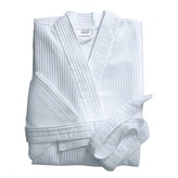 Jerry Fabrics Vaflový župan JF bílá velikost XXL