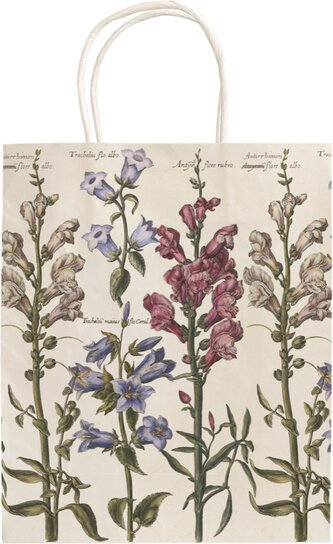 Dárková papírová taška Blue Flowers
