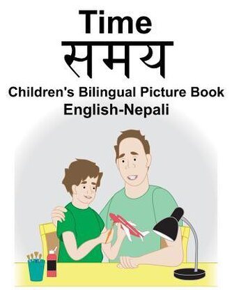 English-Nepali Time Children's Bilingual Picture Book