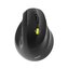 PORT CONNECT Ergo Shape, bezdrátová dobíjecí myš, USB-A/Bluetooth, 2.4GHz, pravoruká, 2400DPI, černá