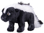 Skunk pruhovaný plyšový 50cm stojící  0m+ v sáčku