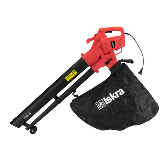 ISKRA, elektrický foukač listí 3 v 1 LB-3000 V, fouká, vysává a drtí