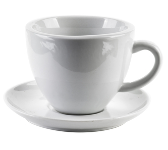 BASIC Filiżanka ze spodkiem 220ml14X9,5X6,5cm