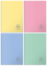 Zeszyt A5 60 k linia Eco PP, Pastel colors, Herlitz