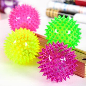 Reedog blikající míček s ostny, ø 7 cm-fialová