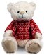 Plyšový medvěd Bonny v červeném svetru velký