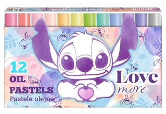 Disney Fashion. Pastele olejne 12 kolorów. Pastel Stitch