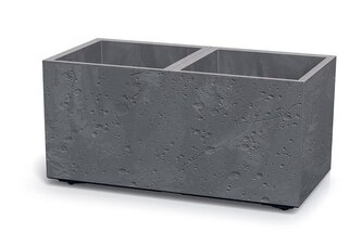 Květináč Prosperplast SIERRA CASE beton effect 77 cm šedý