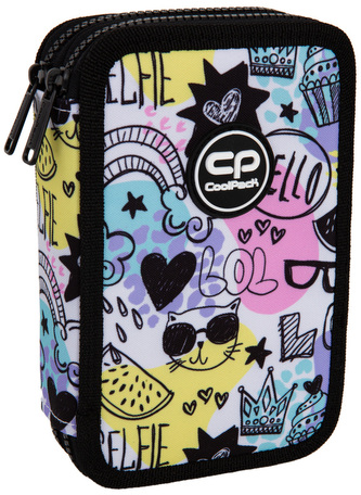 Piórnik podwójny z wyposażeniem Jumper 2 Mood CoolPack, Patio