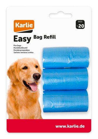 Karlie Sáčky na psí exkrementy modré 3x20ks