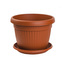 Gardino, Květináč MEDITERAN průměr 17 cm s podmiskou, terakota