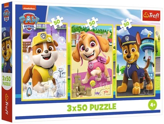 Puzzle 3x50-el. Nasze pieski / Viacom PAW Patrol, Trefl